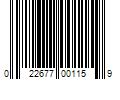 Barcode Image for UPC code 022677001159