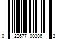 Barcode Image for UPC code 022677003863