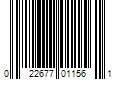 Barcode Image for UPC code 022677011561