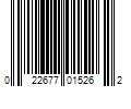 Barcode Image for UPC code 022677015262