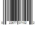 Barcode Image for UPC code 022677071022