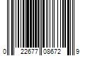 Barcode Image for UPC code 022677086729