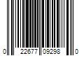 Barcode Image for UPC code 022677092980