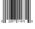 Barcode Image for UPC code 022677116709