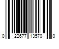 Barcode Image for UPC code 022677135700