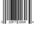 Barcode Image for UPC code 022677226064