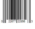 Barcode Image for UPC code 022677228563