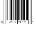 Barcode Image for UPC code 022677247021