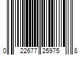 Barcode Image for UPC code 022677259758