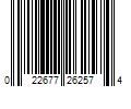 Barcode Image for UPC code 022677262574