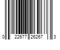 Barcode Image for UPC code 022677262673