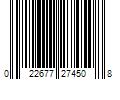 Barcode Image for UPC code 022677274508