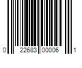 Barcode Image for UPC code 022683000061