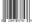 Barcode Image for UPC code 022697637536