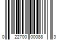 Barcode Image for UPC code 022700000883