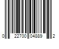 Barcode Image for UPC code 022700048892