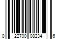 Barcode Image for UPC code 022700082346