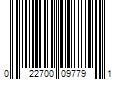 Barcode Image for UPC code 022700097791