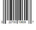 Barcode Image for UPC code 022700106097