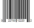 Barcode Image for UPC code 022700122202