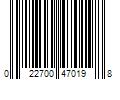 Barcode Image for UPC code 022700470198