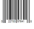 Barcode Image for UPC code 022700576418