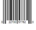 Barcode Image for UPC code 022700577620