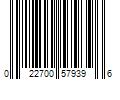 Barcode Image for UPC code 022700579396