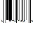 Barcode Image for UPC code 022700632985