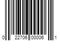 Barcode Image for UPC code 022706000061