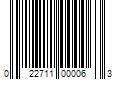 Barcode Image for UPC code 022711000063