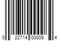 Barcode Image for UPC code 022714000084