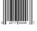 Barcode Image for UPC code 022717000067