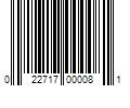 Barcode Image for UPC code 022717000081. Product Name: 