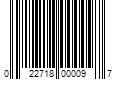 Barcode Image for UPC code 022718000097