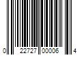 Barcode Image for UPC code 022727000064