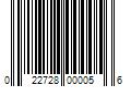 Barcode Image for UPC code 022728000056