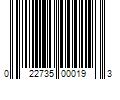 Barcode Image for UPC code 022735000193