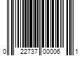 Barcode Image for UPC code 022737000061