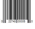 Barcode Image for UPC code 022748000050