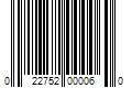 Barcode Image for UPC code 022752000060