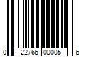 Barcode Image for UPC code 022766000056