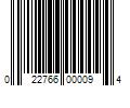 Barcode Image for UPC code 022766000094