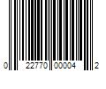 Barcode Image for UPC code 022770000042