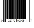 Barcode Image for UPC code 022770000097