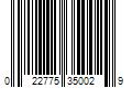 Barcode Image for UPC code 022775350029