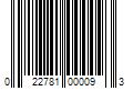 Barcode Image for UPC code 022781000093