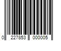 Barcode Image for UPC code 0227853000005