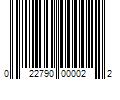 Barcode Image for UPC code 022790000022