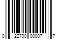 Barcode Image for UPC code 022790000077